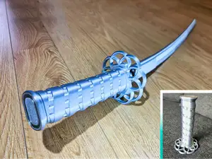 Reinforced stainless steel Katana (print in place)