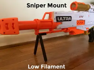 Nerf Compatible Sniper Bipod Attachment