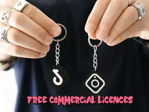 Social NFC keychain