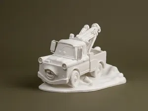 Mater Tow Truck Cars 3D Model