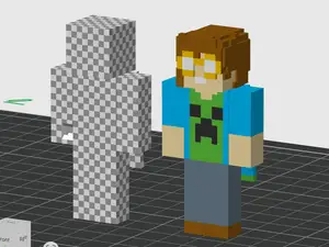 (*V2 Available) Customizable Minecraft Skin Figure