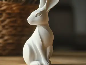 Easter Bunny Figurine – Cute Holiday Decor