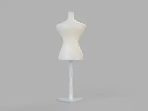 Dress Form Mannequin 1:24 Scale