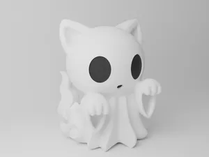 halloween cat ghost