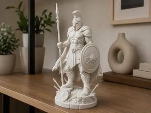 Ares Sculpture Diorama – Ultra Detailed Mythology