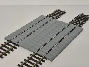 Two-Track Railway Crossing H0