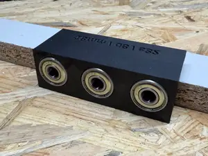 Parametric Dowel Jig with 608ZZ Bearings