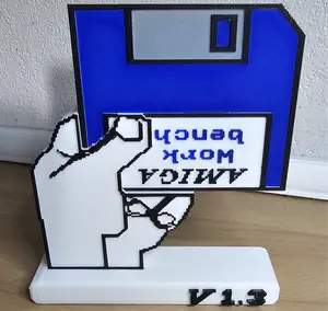 Amiga Workbench Insert Disk Statue