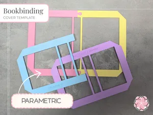 Parametric Bookbinding Cover Template