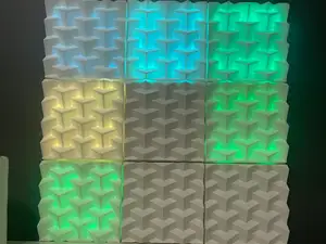 3D Modular Wall Panelling Customisable & LED-Ready