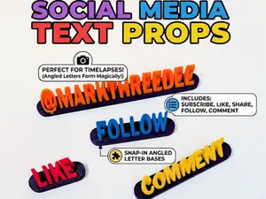 Social Media Text Props