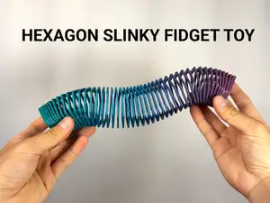 Hexagon Slinky Fidget Toy