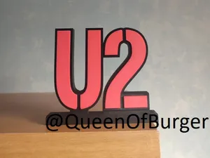 Logo U2 desk stand