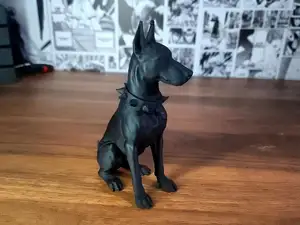 realistic doberman dog