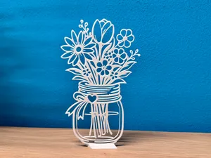 Flowers in a glass