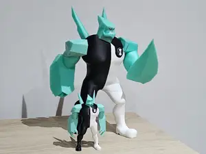 Diamondhead – Ben 10 (Default & Action Pose)