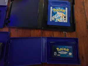 Game Boy and DS game cartage cases
