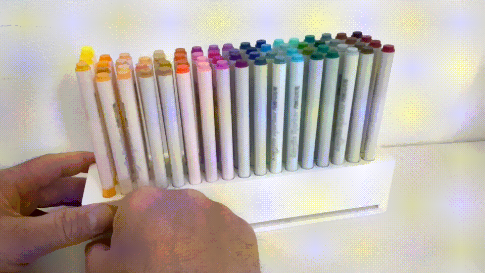 Slide Lift Color Marker Organizer stand