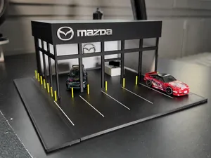 Autoshowroom Mazda for 1:64 scale cars