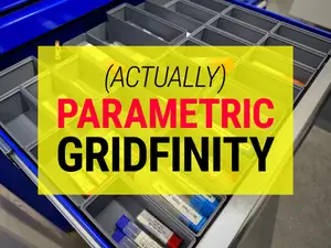Actually Parametric Gridfinity – Base Grid + Bins