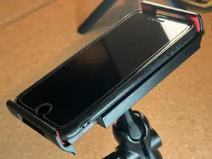 Phone holder to 1-inch ball adapter