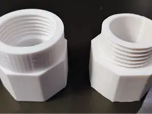 3/4" NPT to  GHT (garden hose thread) 