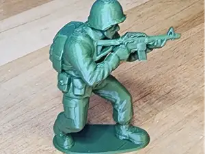 Assault Green Army Man Mini Miniature Soldier