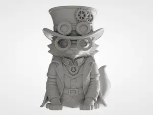 3D-модели сфинксов и котиков на шарнирах для печати