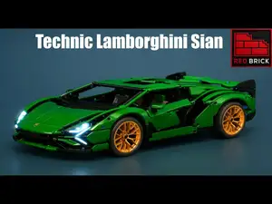 Brick Technic Lamborghini Sian Set