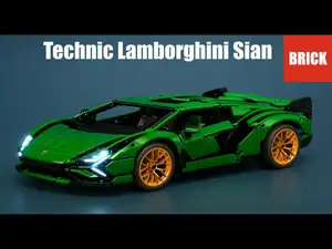 Brick Technic Lamborghini Sian Set