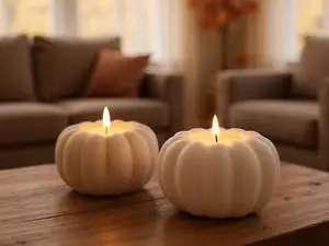 Autumnal Pumpkin (LED) Tealight Holders