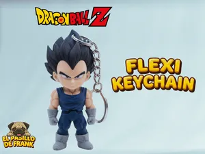 Vegeta Flexi-Keychain