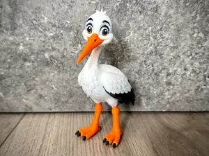 Stork Bird happy cute figurine toy animal