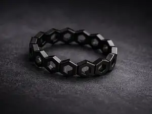 Anillo Hexagonal de dedo
