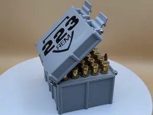 SpringGrip - Parametric Cartridge Box, 30 round