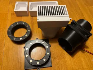window ventilation X1C P1s ( with Non-return flap)