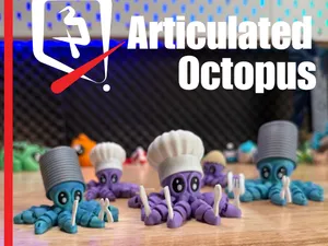 Articulated Octopus Chef