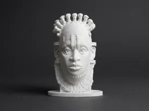 Iyoba Mask Pendant (Queen Mother of Benin)