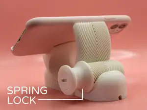 Herringbone Gear Phone Stand S by Pork3D.com