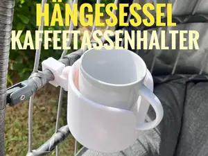 Tassenhalter für eine Rundstange (bsp Hängesessel)
