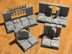 Openforge 2.0 Dungeon Stone Doors & Portcullis