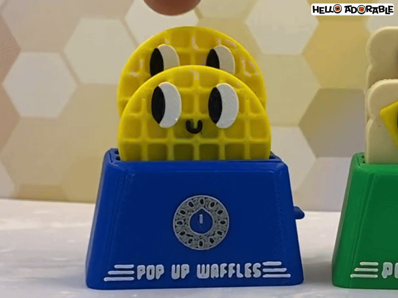 Waffles Clicker Fidget Toy