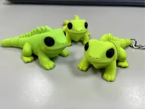 Mini Cyclura / Iguana - Figurine Keychain