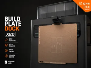 Build Plate Dock X2D/P2S/P1S
