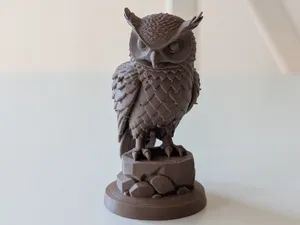 Midnight Sentinel – Owl Sculpture