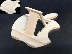 Print Flat Adjustable Phone Stand Apple Logo
