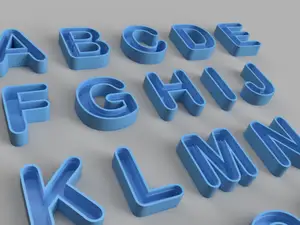 NAMELED - ALPHABET LED LAMP ROUND
