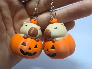 Capybara funny hallowen keychain/decor/ANTI-STRESS