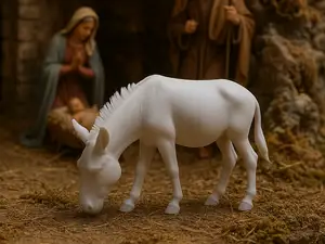 Asino per presepe natività