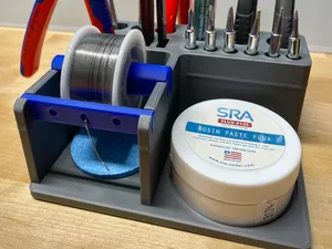 Pro Solder Station: Spool Holder & Tip Dock